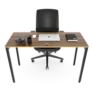 HBSL003 Minimalist Style Plywood <b>Desk</b> 120x50cm Dual Motor Sit Stand Office Furniture Melamine Wood <b>Computer</b> Table - Product Image 2
