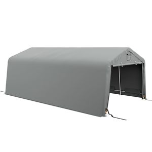 Tente d'auvent de garage portable robuste avec 2 fenêtres de ventilation et grande <span class=keywords><strong>porte</strong></span> <span class=keywords><strong>pour</strong></span> <span class=keywords><strong>voiture</strong></span> camion moto vélo - Product Image 2