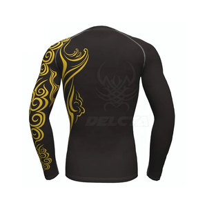 Nueva llegada Hombres Rash Guard Precio barato Diseño personalizado Rash Guard para hombres Ropa de entrenamiento Venta en línea Rash Guard - Product Image 4