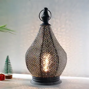 Hot Selling Latest Modern Decorative Unique Brass Round Shape Metal <b>Table</b> Lamp High Selling for Home Hotel <b>Bedside</b> Decor - Product Image 6