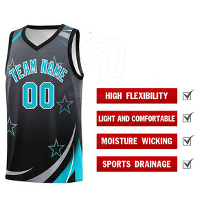Maillot de basket-ball avec logo personnalisé maillot de basket-ball design personnalisé 100% polyester uniforme de basket-ball pour hommes - Product Image 2