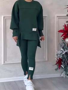 Veste de sport élégante à capuche pour femme, zippée, respirante, séchage rapide, en polaire longue, lavée, tailles XL/6XL - Product Image 4