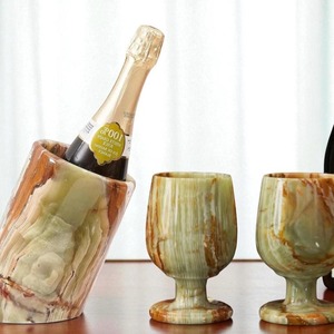 Luxury Marble Wine Bottle Holder for Home <b>Garden</b> Bedroom Living Room Guest Room Dining <b>Table</b> Etc. for Ice Buckets Beverage Tubs - Product Image 6