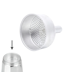 Cafetière classique en aluminium avec entonnoir / induction 6 tasses - Product Image 1