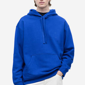 Nuevo estilo personalizado de gran tamaño hombres sudaderas con capucha de algodón en blanco liso Invierno Polar peso pesado pulóver sudaderas con capucha de lana - Product Image 2