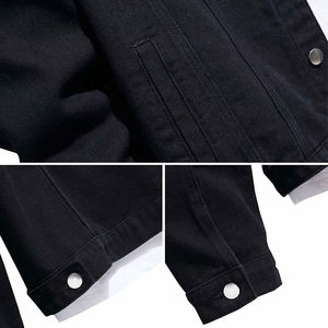 2025 New Fashion Design High Quality <b>Men</b> <b>Denim</b> <b>Jacket</b> Wholesale Price Custom Made <b>Denim</b> <b>Men's</b> <b>Jackets</b> - Product Image 4