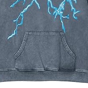 Sweat-shirts surdimensionnés de haute qualité avec strass personnalisés, streetwear pour hommes, sweat-shirt de marque, téléchargé par Dress Sports - Product Image 3