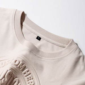 Camiseta Personalizada con Estampado 3D en Relieve, Camiseta Urbana 100% Algodón, Camiseta con Logotipo Estampado, Unisex - Product Image 4