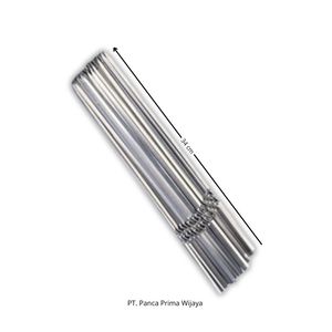 Brochettes de barbecue en acier inoxydable écologiques de haute qualité 33 cm |   Bâtonnets à satay réutilisables, outils de cuisson antiadhésifs pour barbecue - Product Image 4