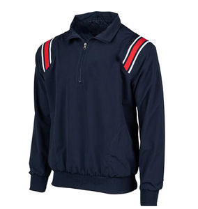 Chaqueta de béisbol y softbol para árbitro, chaqueta con media cremallera, chaquetas de uniforme para árbitro de béisbol, jerséis con cremallera 1/2 - Product Image 4
