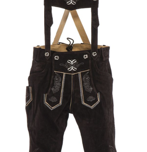 Pantalones Cortos Largos Lederhosen hechos a medida para mujer, totalmente personalizados, tamaño adulto, Color sólido, Lederhosen bávaro para mujer - Product Image 5