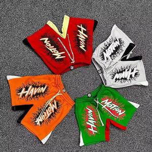 กางเกงขาสั้นลายผ้ายืดสำหรับผู้ชายกางเกงขาสั้นสำหรับผู้ชาย - Product Image 2