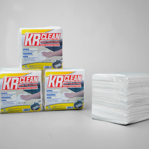 Krclean Lingettes en tissu non tissé hautement absorbantes Chiffons de nettoyage jetables pour les surfaces de cuisine disponibles 25x25cm Taille 50 80 - Product Image 5