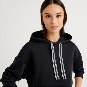 100% coton personnalisé vierge décontracté hommes et femmes sweats à capuche et sweat-shirts avec impression de broderie - Product Image 4