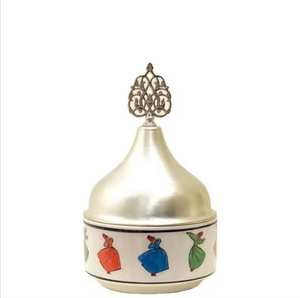 Moderno Soporte para Tazón de Dátiles Árabe, Construcción de Metal y Madera, Color y Tamaño Personalizables para Uso en el Hogar y Restaurantes - Product Image 2