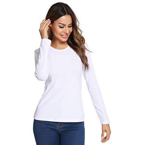 Tenue infirmière ajustée à manches longues et col rond pour femme en Spandex/Polyester, avec logo personnalisé, détection d'aiguilles, tailles XS, douce et confortable - Product Image 5