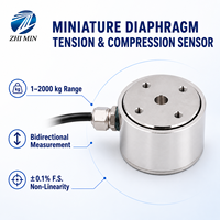 Capteur de pesage miniature à diaphragme IP66 de 1-2000 kg pour machines de pressage et assemblage automatisé