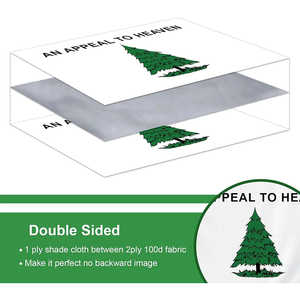 Bandera de Apelo al Cielo de 3x5 pies, Fabricada en EE. UU., Bandera de Pino de Doble Cara con 2 Ojales de Latón, Poliéster de 3 Capas de Alta Resistencia - Product Image 6