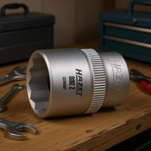 Llave de vaso cuadrada Hazet de 3/8'' y 12 puntas con perfil de tracción y destornillador moleteado - Product Image 3