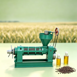 Nouvelle ligne de production d'huile de coton complète à haute efficacité, comprenant un broyeur de graines, une presse à vis et une installation de raffinage d'huile comestible en acier inoxydable - Product Image 1