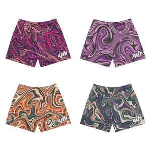 Short en maille confortable en polyester léger et respirant à séchage rapide Short de mode à sublimation avec logo personnalisé pour hommes - Product Image 1