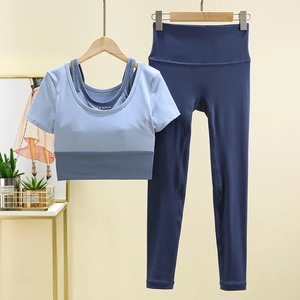 Ensemble de yoga avancé avec taille haute et contrôle abdominal et hanches en forme de pêche-Convient pour la course à pied Yoga/Pilates/Fitness - Product Image 2