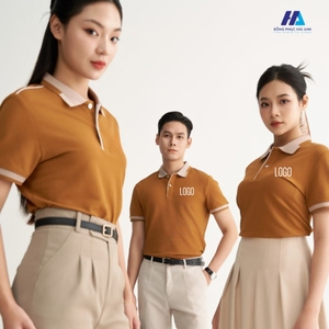 Logo personnalisé hommes et femmes Polo séchage rapide respirant coton polyester coupe régulière polos pour le travail uniforme du personnel - Product Image 2