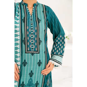 ชุดคัตตาร์พิมพ์ลาย 3 ชิ้นสำหรับผู้หญิง พร้อมผ้าคลุมไหล่ รุ่น WNS-52020 - Product Image 5