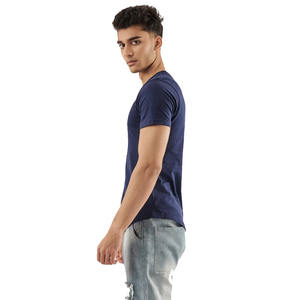 OEM 100% Cotton Men's Slim Fit & Oversized T-Shirts Bulk Custom Logo Sale 260 Grams Knitted <b>Fabric</b> Plain Blank Design - Product Image 5