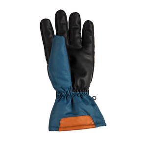 ถุงมือเล่นสโนว์บอร์ดสีดำสำหรับผู้ชายถุงมือสกีหนังแท้สามนิ้วถุงมือเล่นสกีสำหรับฤดูหนาวกลางแจ้ง - Product Image 5