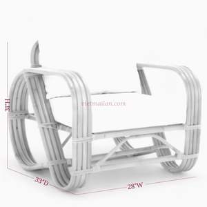 Best Selling Rattan Furniture Rattan Armchair Rattan Dining <b>Chair</b> High Quality and Good Price for Indoor <b>Outdoor</b> Wedding Party - Product Image 5