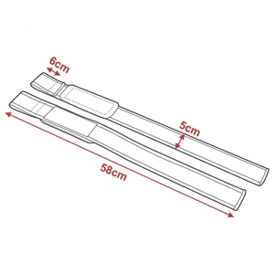 Correa de Levantamiento de Pesas para Entrenamiento en Gimnasio, Culturismo, Peso Muerto, Acolchada, Ajustable, Antideslizante - Product Image 6