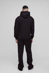 2025ชุดวอร์มผ้าฝ้าย100% ว่างเปล่าขนาดใหญ่สำหรับผู้ชายชุดวอร์มสำหรับฤดูหนาวมีฮู้ดและซิป400 GSM - Product Image 2