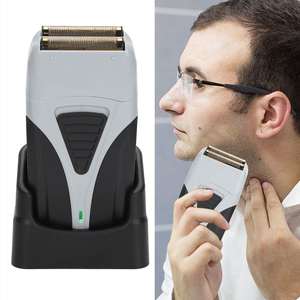 Mini Afeitadora Eléctrica con Cuchilla Doble Rotatoria, Recortadora de Barba, Producto de Repuesto para Corte de Pelo Facial - Product Image 5