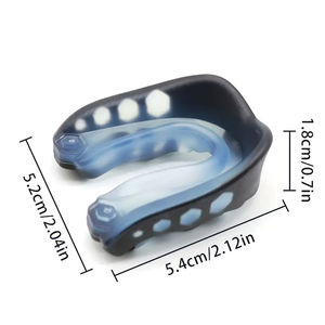 Protège-dents de boxe fait main en matériaux de qualité supérieure, personnalisation du logo du meilleur fournisseur, protège-dents de boxe respirant avec OEM - Product Image 4