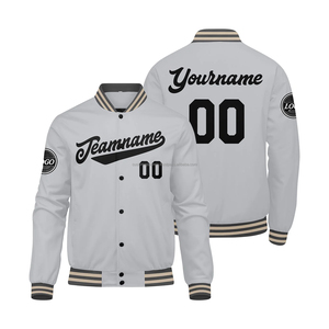 <b>Summer</b> breathable wool varsity <b>jacket</b> for <b>men</b> with custom embroidery windproof bulk teamwear style - Product Image 1