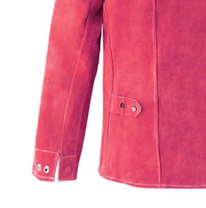 Material transpirable Chaqueta de cuero de soldadura de trabajo de buena calidad Mejor diseño Hombres usan chaqueta de trabajo - Product Image 4