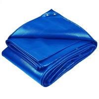 Tissu en maille de bâche PE de taille personnalisée le plus vendu Style uni avec oeillets imperméables Meilleur prix pour une utilisation extérieure polyvalente
