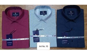 เสื้อเชิ้ตผู้ชายแขนยาวแบบพรีเมี่ยมพร้อมกระดุมด้านหน้าทำจากผ้าฝ้ายเนื้อนุ่มเหมาะสำหรับสวมใส่ในสำนักงานทุกวันหรือ2025สุดสัปดาห์ - Product Image 3