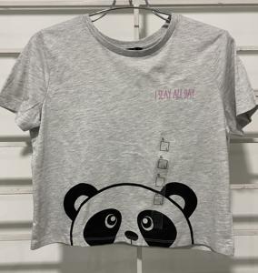 T-shirt à manches courtes décontracté pour femmes 100% coton imprimé OEM Design personnalisé pour T-shirt à porter régulièrement - Product Image 2