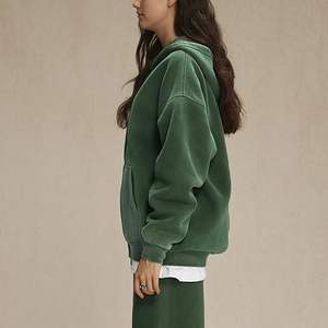 Premium Acid Wash Zipper Hoodies <b>Men</b> Custom Logo Streetwear <b>Zip</b> <b>Up</b> Hooded Sweatshirts Wholesale Sportswear Fashion - Product Image 6