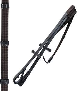 บังเหียนหนังม้าพร้อมบังเหียนฝึกขี่ม้าแบบตะวันตกภาษาอังกฤษทนทานใส่สบายเป็นจำนวนมากส่งตรงจากโรงงาน - Product Image 6