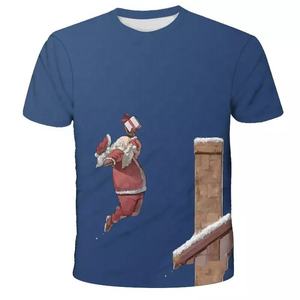 <b>Men's</b> Christmas T-Shirt Comfortable 100% Cotton with Printed Design Polyester/Cotton Blend - Product Image 6