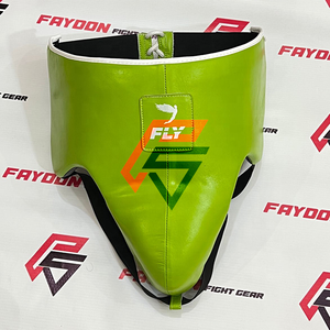 Protège-entrejambe professionnel en cuir véritable pour MMA et boxe, personnalisable, pour la protection du pénis et des testicules lors du kickboxing et de la boxe - Product Image 3