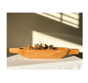 <b>Carved</b> Wood Dough Bowls Christmas Home Decoration with Bread Fruits <b>Candles</b> for Bulk Decorations items - Product Image 3