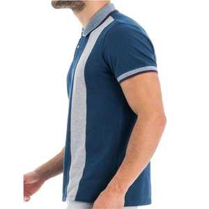 Polo 100% coton de qualité supérieure pour hommes coupe classique manches courtes col élégant tissu respirant tenue décontracté - Product Image 2