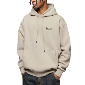 Saison d'hiver Sweatshirts à capuche à manches longues et à épaules tombantes pour hommes Sweatshirts à capuche pour hommes de grande taille 500gsm - Product Image 3