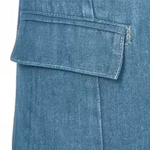 Veste en jean bleu personnalisée de style vintage pour hommes de haute qualité 100% coton tricoté à l'acide saison d'hiver - Product Image 5