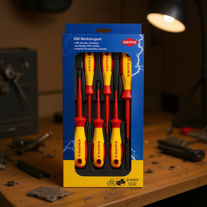 Knipex VDE PlusMinus/Slotted <b>Screwdriver</b> <b>Set</b> 6-Piece PlusMinus/Slotted <b>Screwdriver</b> <b>Set</b> - Product Image 3