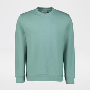 2025 logotipo personalizado impreso hombres pulóver sudaderas con capucha de manga larga cuello redondo XS 3XL patrón sólido liso polar invierno - Product Image 6